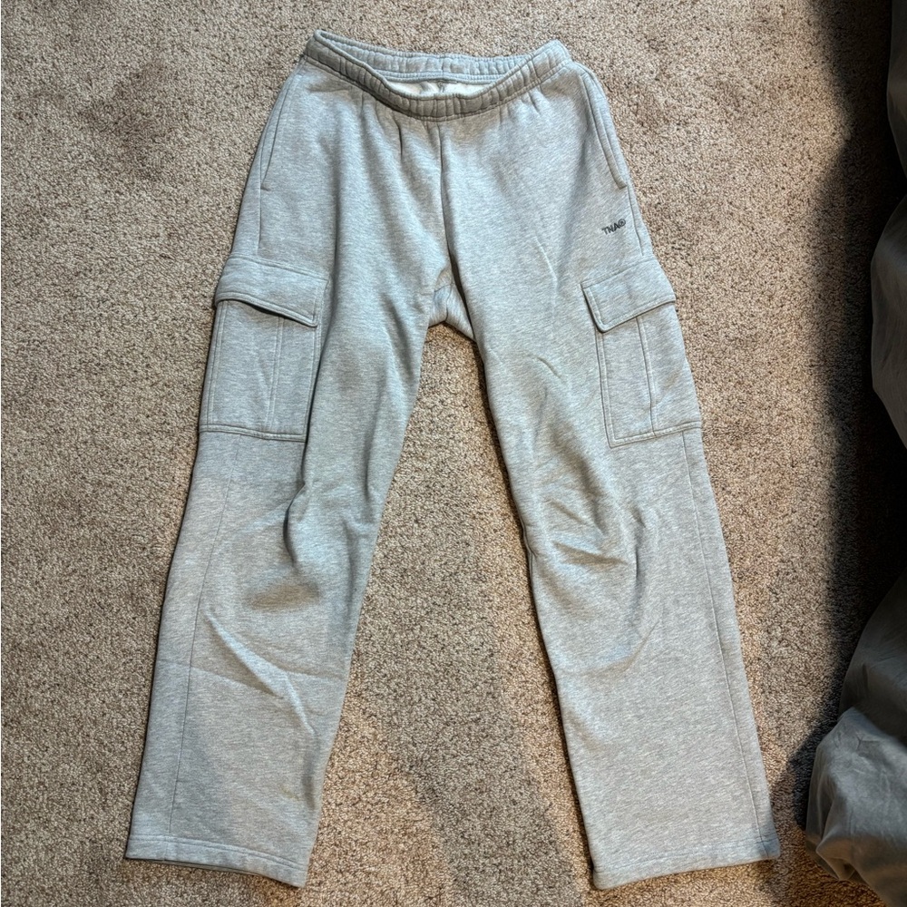 Aritzia Light Gray Cargo Pants